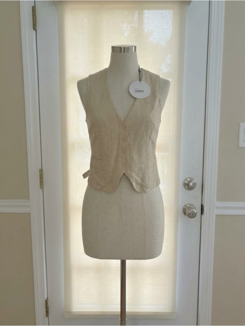 NWT Princess Polly "Ginger" Linen Blend Vest